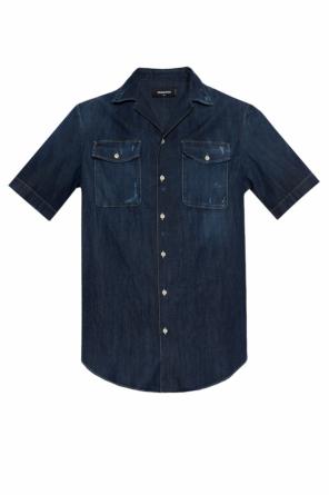 Jeansowa koszula z przetarciami, zdjęcie 1 Jeansowa koszula z przetarciami od Dsquared2
